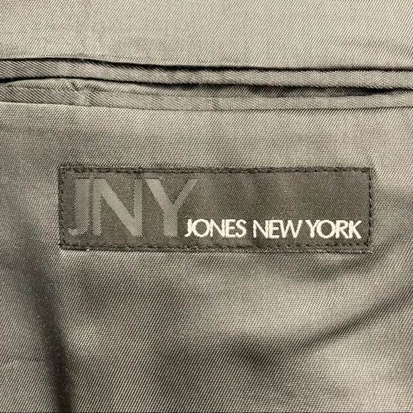 Jones New York Black Wool Suit Jacket 40R - Picture 4 of 6